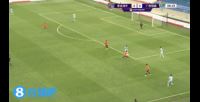 海牛前场反抢后传中，金永浩抢点破门！海牛1-0领先！